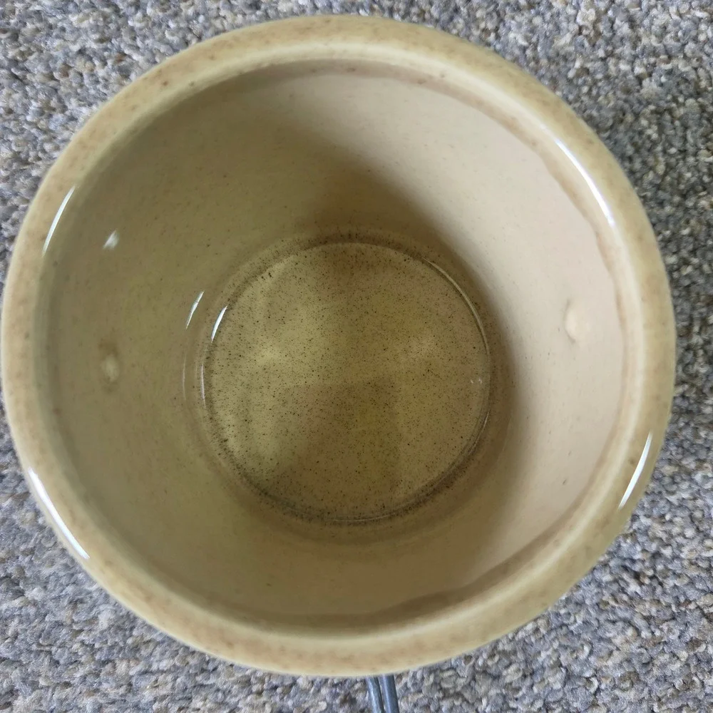 Vintage Win Schuler Collectible Edition 1985 Stoneware Crock with Lid Wire Bale